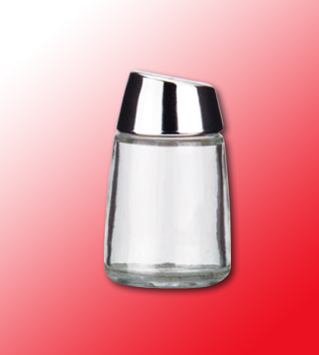 Glass Salt or Pepper Shaker 2 Oz.